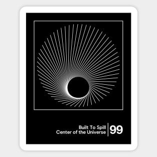 Built To Spill / Original Minimal Graphic Artwork Design Magnet